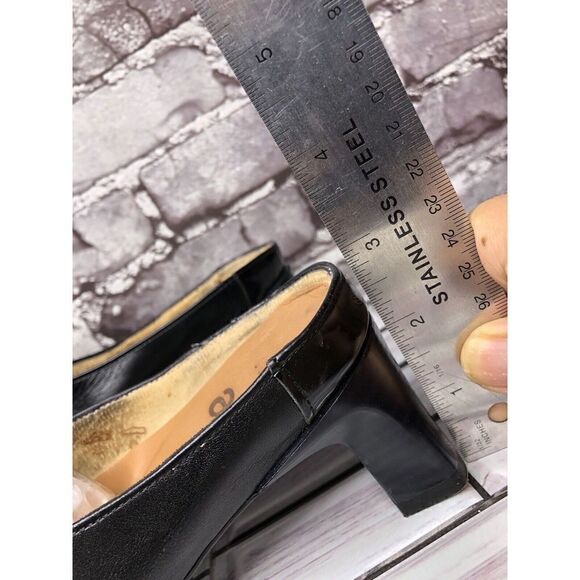 Ara Relax Flex Echt Leder Black Leather Heel Mules Women’s Sz 7M US/5UK/38EU - Picture 14 of 16